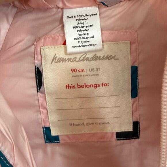 Hanna Andersson Polka Dot Insulated Full Zip Snowsuit Size 3T Flip Mitten & Feet - Picture 4 of 16